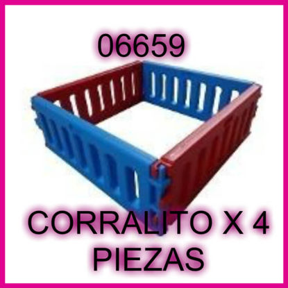 Imagen de CORRALITO BAJO X4 PCS 3.24